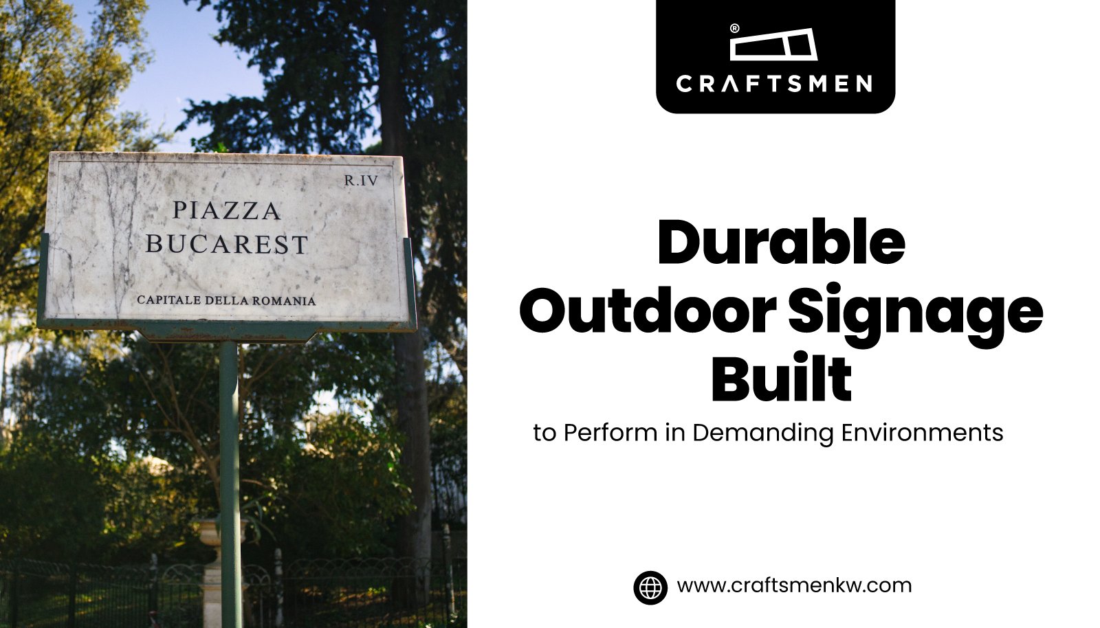 Durable Outdoor Signage