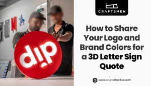 D Letter Sign Quote