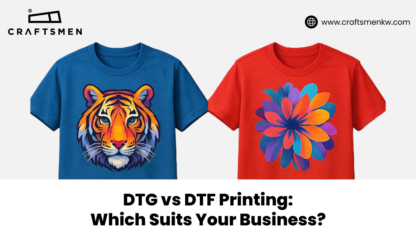 DTG vs DTF Printing